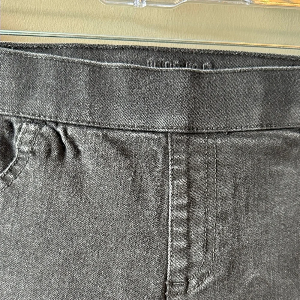 Justice Girls Black Mid Rise Legging Jean 18‎ Plus Stretchy